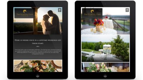 responsive website display on tablets