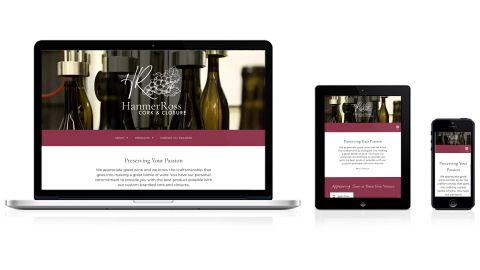 website displayed on laptop and smart phone