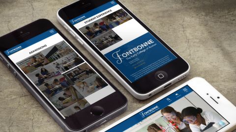 website on multiple smart phones