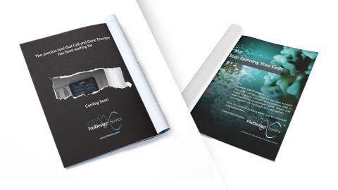 An example of two FloDesign Magazine Advertisments